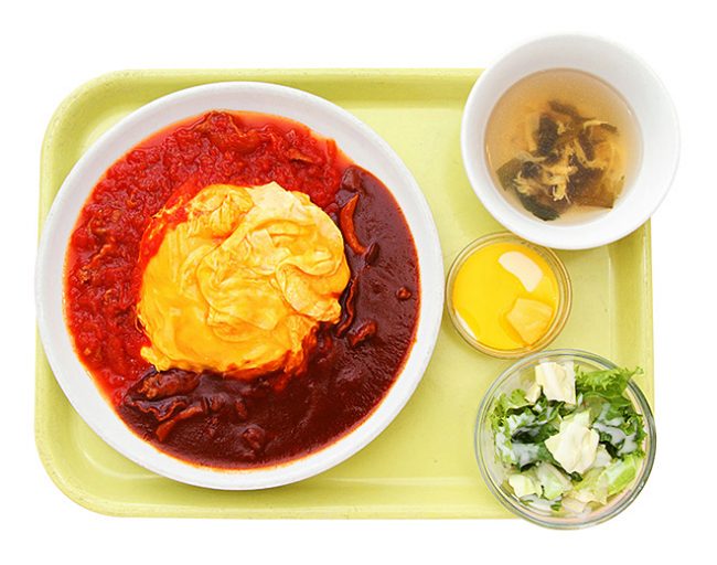 東洋大の学食７東京食堂 Oriental Kitchen」 とろとろ半熟オムライスセット