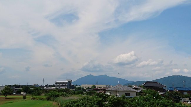 筑波山がよく見える