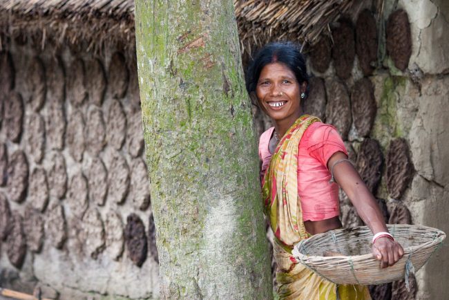 バングラデシュ　女性　笑顔