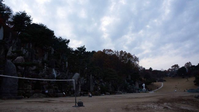 201611月明洞自然聖殿　曇りの日